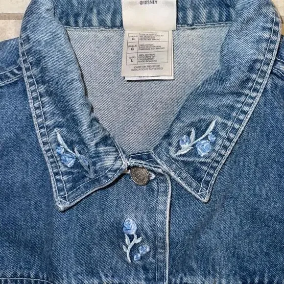 Adorable vintage vtg 90s y2k disney store embroidered denim - Picture 4 of 6